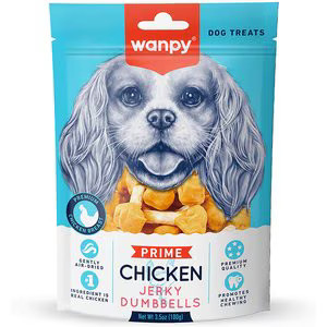 تشویقی سگ ونپی مدل Chicken Jerky Dumbbells وزن 100 گرم